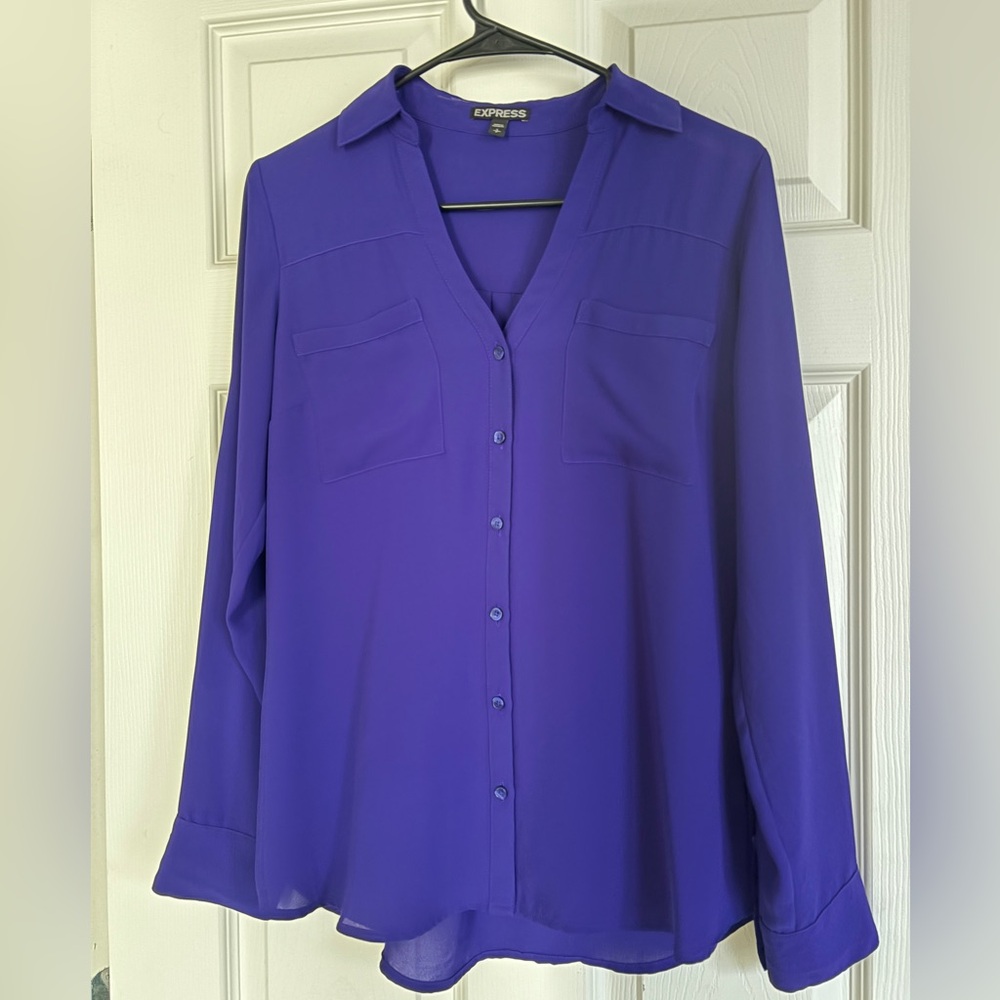 Express Portofino Women's Purple Blouse